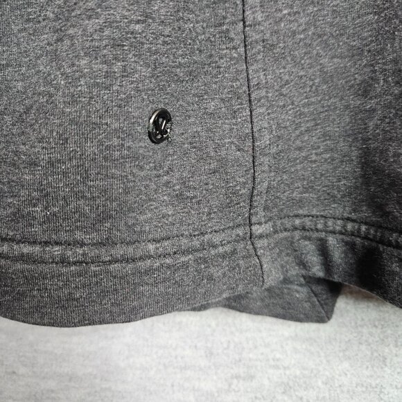 Lululemon Women's Dark Heather Grey Coast Easy Wrap Button Jacket Sz 4 - Picture 4 of 10